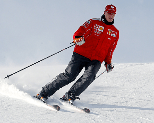 Michael Schumacher, siete veces campéon mundial de Fórmula 1. AFP