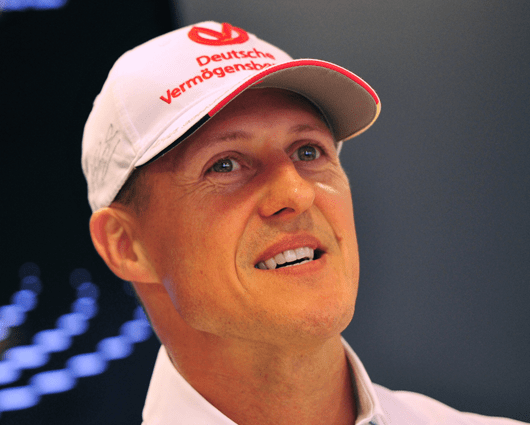 Michael Schumacher se encontraba con su hijo en el momento del accidente. AFP