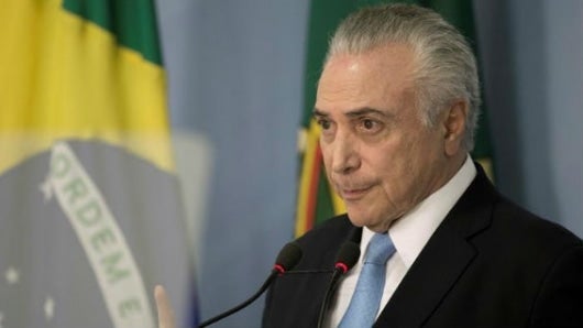 Michel Temer, presidente de Brasil. EFE/Joédson Alves