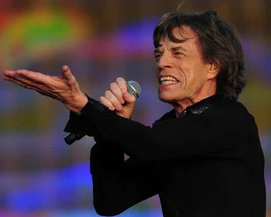 Mick Jagger, cantante británico. Foto: AFP