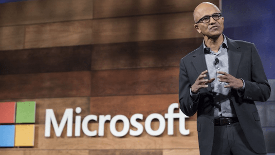 Satya Nadella CEO de Microsoft. AFP