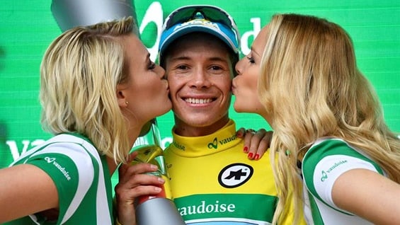 Miguel Ángel López, ciclista colombiano. Foto: EFE.