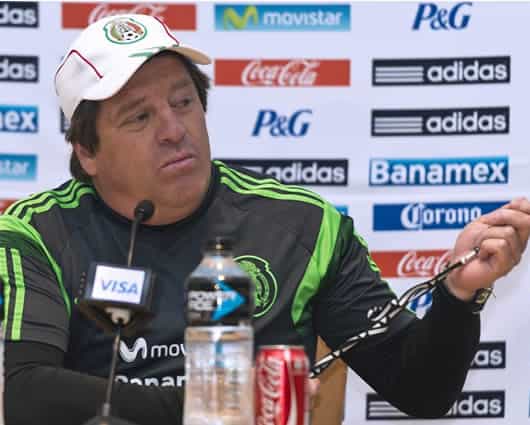 Miguel 'Piojo' Herrera, técnico de la Selección de México. Foto. AFP