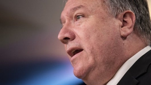 Mike Pompeo, secretario de Estado de EE.UU. AFP
