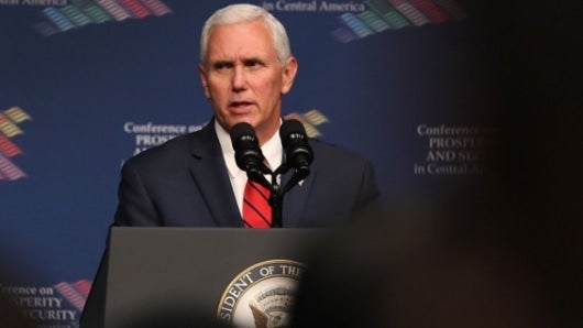 Vicepresidente de EE.UU., Mike Pence. Foto: AFP.