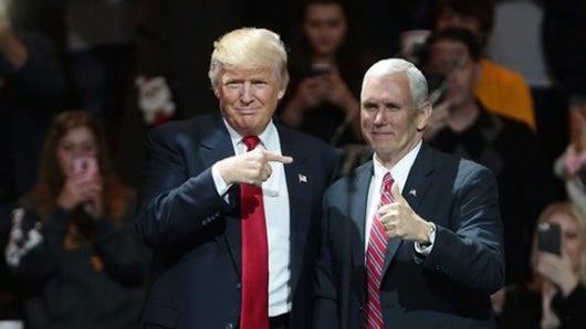 Donald Trump y Mike Pence. Foto: EFE.