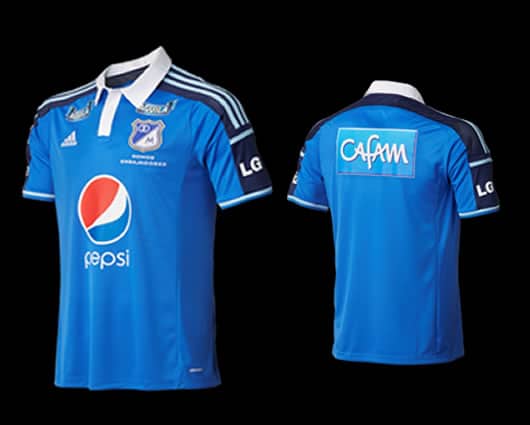 Nueva camiseta de Millonarios FC. Foto: Oficial