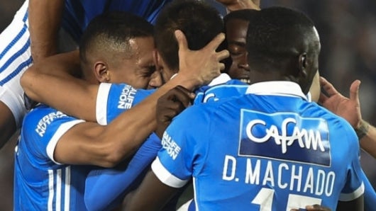 Jugadores de Millonarios. Foto: Guillermo Muñoz/AFP