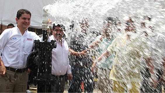 La escasez de agua se habría originado por una falla geológica que en mayo de 2011. Foto: Minvivienda.