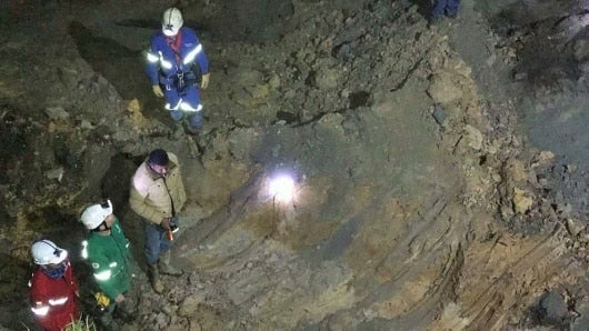 La mina se encuentra ubicada en la vereda El Espinal- Foto: Gestión del Riesgo Cundinamarca