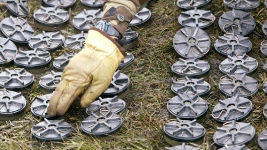 En 2012, hubo 62 países en el mundo que registraron heridos o muertos a causa de la explosión de una mina. Foto: AFP.