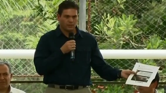 Durante un evento en Meta el ministro Pinzón rechazó la publicación del expresidente Uribe. Foto: Noticias RCN.