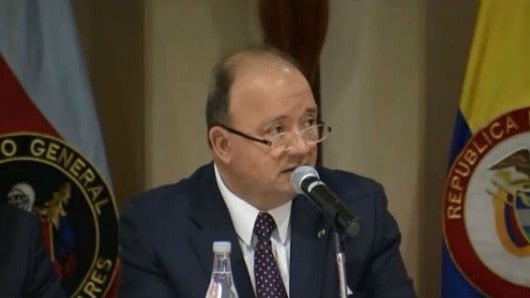 Luis Carlos Villegas, ministro de Defensa.