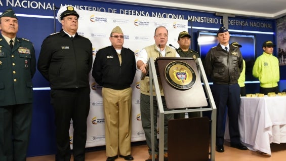 Luis Carlos Villegas, ministro de Defensa.