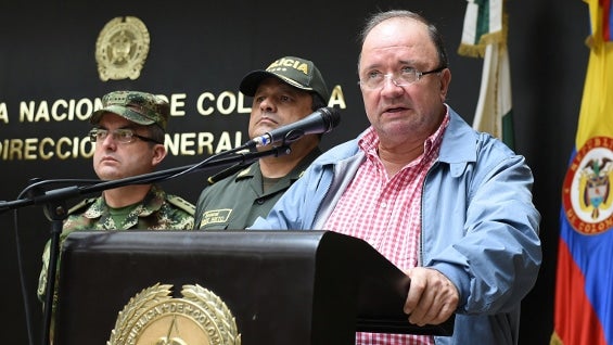 Luis Carlos Villegas, ministro de Defensa. Foto: Oficial.