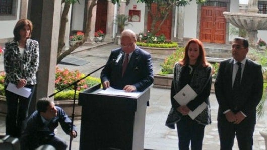 Las autoridades de Ecuador y Colombia. Foto: oficial