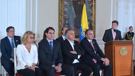 Los nuevos ministros pertenecen al grupo de la equidad, según Santos. Foto: Oficial.