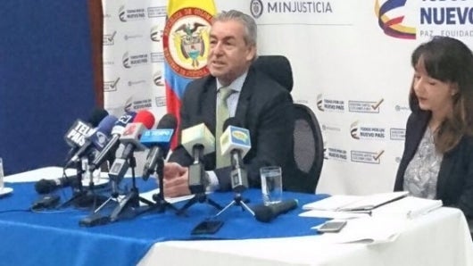 El ministro de Justicia, Alfonso Gómez Méndez. Foto: Oficial.