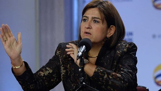 La ministra (e) de Minas y Energía, María Lorena Gutiérrez. Foto: Minminas.