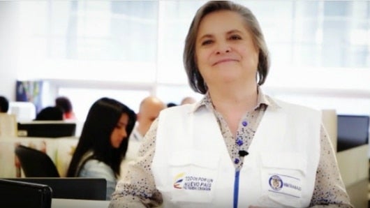 La ministra del Trabajo, Clara López Obregón. Foto: Mintrabajo.