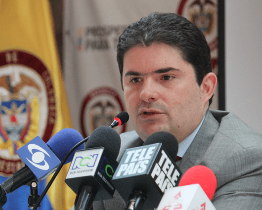 Luis Felipe Henao, ministro de Vivienda. Foto: oficial.