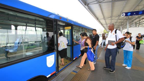 Por lo menos 120 buses no estarán rodando en las calles de Cali, lo que afectará la operatividad del sistema. Foto Facebook.com/MetrocaliMIO