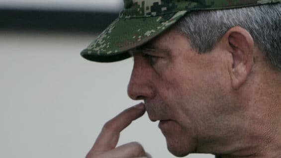 El general en retiro Mario Montoya. Foto: AFP