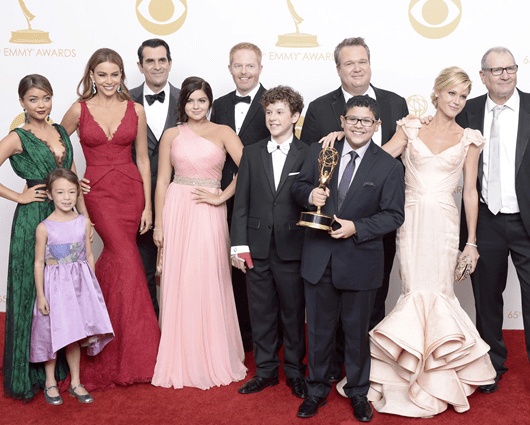 Elenco de la serie Modern Family. Foto: EFE