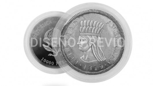 La que sería la moneda conmemorativa.
