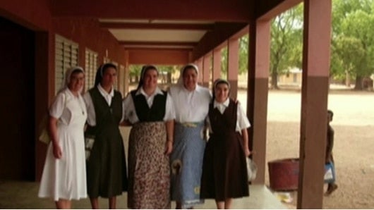 La religiosa salvadoreña dio a luz a un varón de 3,5 kilos. Foto: AFP