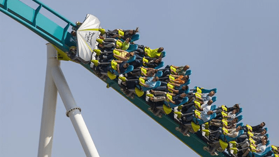 La Furia 325 está localizada en el complejo recreativo Carowinds. Foto: EFE.