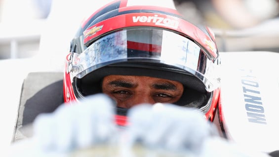 Juan Pablo Montoya, piloto colombiano. Foto: AFP.