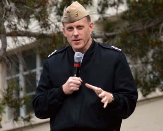 El vicealmirante Michael Rogers. Foto: AFP