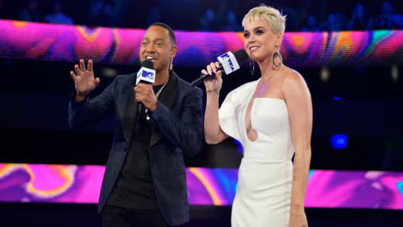 katy Perry fue la presentadora de los premios. Foto: Matt Winkelmyer / AFP