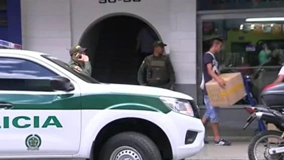 El lugar de los hechos es custodiado por la Policía.