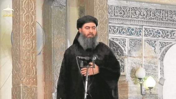 Abu Bakr al Baghdadi, autonombrado califa del Estado islámico. Foto: AFP