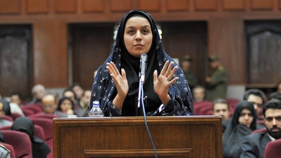 Reihané Yabarí, de 26 años, llevaba siete años y medio en prisión. Foto: EFE