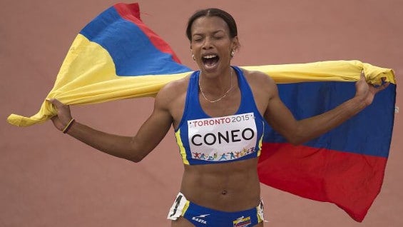 Muriel Coneo, atleta colombiana.
