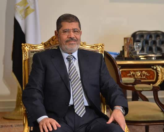Mohamed Mursi, depuesto presidente de Egipto. Foto: AFP