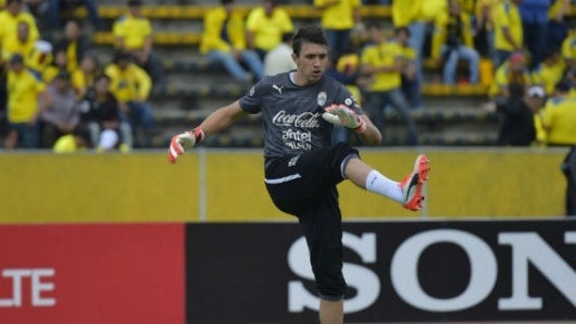El portero uruguayo Fernando Muslera. Foto Agencia AFP