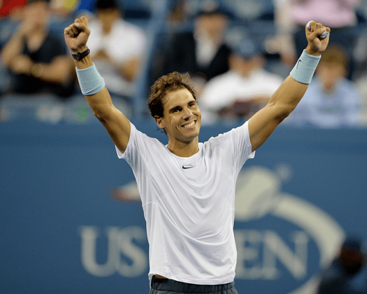 Nadal mantiene el invicto en los torneos de pista rápida desde que comenzó la temporada del 2013. Foto: AFP