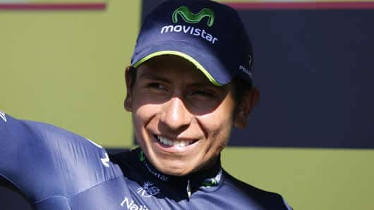 Nairo Quintana, campeón del Giro de Italia, es uno de los favoritos para la Vuelta a España. Foto: AFP.
