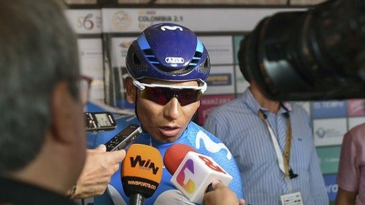 El ciclista colombiano Nairo Quintana. Foto: EFE.