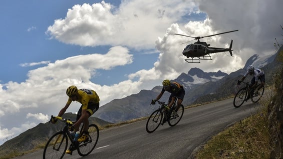 Nairo Quintana está a 2'38" del líder Chris Froome. Foto: AFP