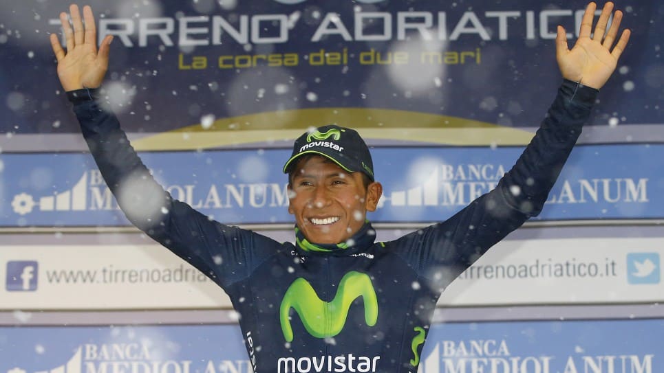 Nairo Quintana, uno de los favoritos para ganar el Tour de Francia. Foto AFP