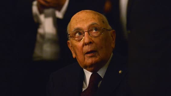 Giorgio Napolitano. Foto: AFP