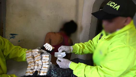 Los capturados fueron puestos a disposición de las autoridades competentes. Foto Policía Nacional