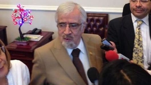 El representante del Polo Democrático Germán Navas Talero. Foto: @GNavasTalero