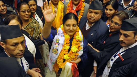 Bidhya Bhandari. Foto: AFP
