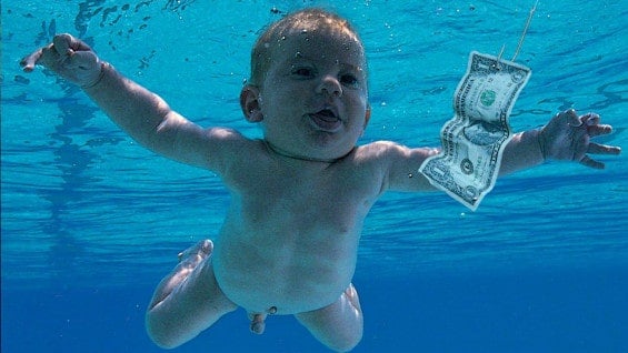 Portada del álbum 'Nevermind'. Foto: @Nirvana (Facebook).
